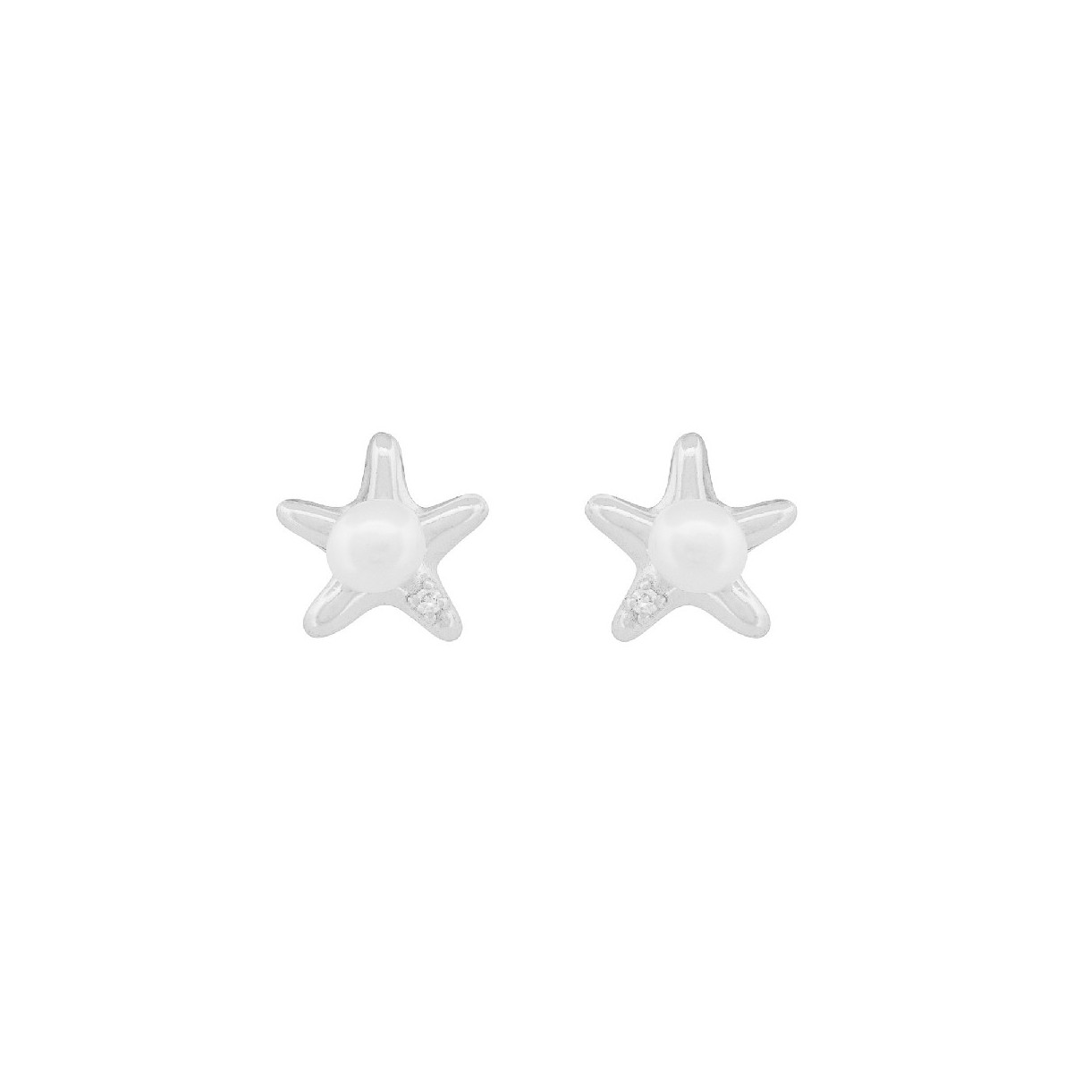 PENDIENTE ESTRELLA DE MAR PERLA CENTRO - PE6832R