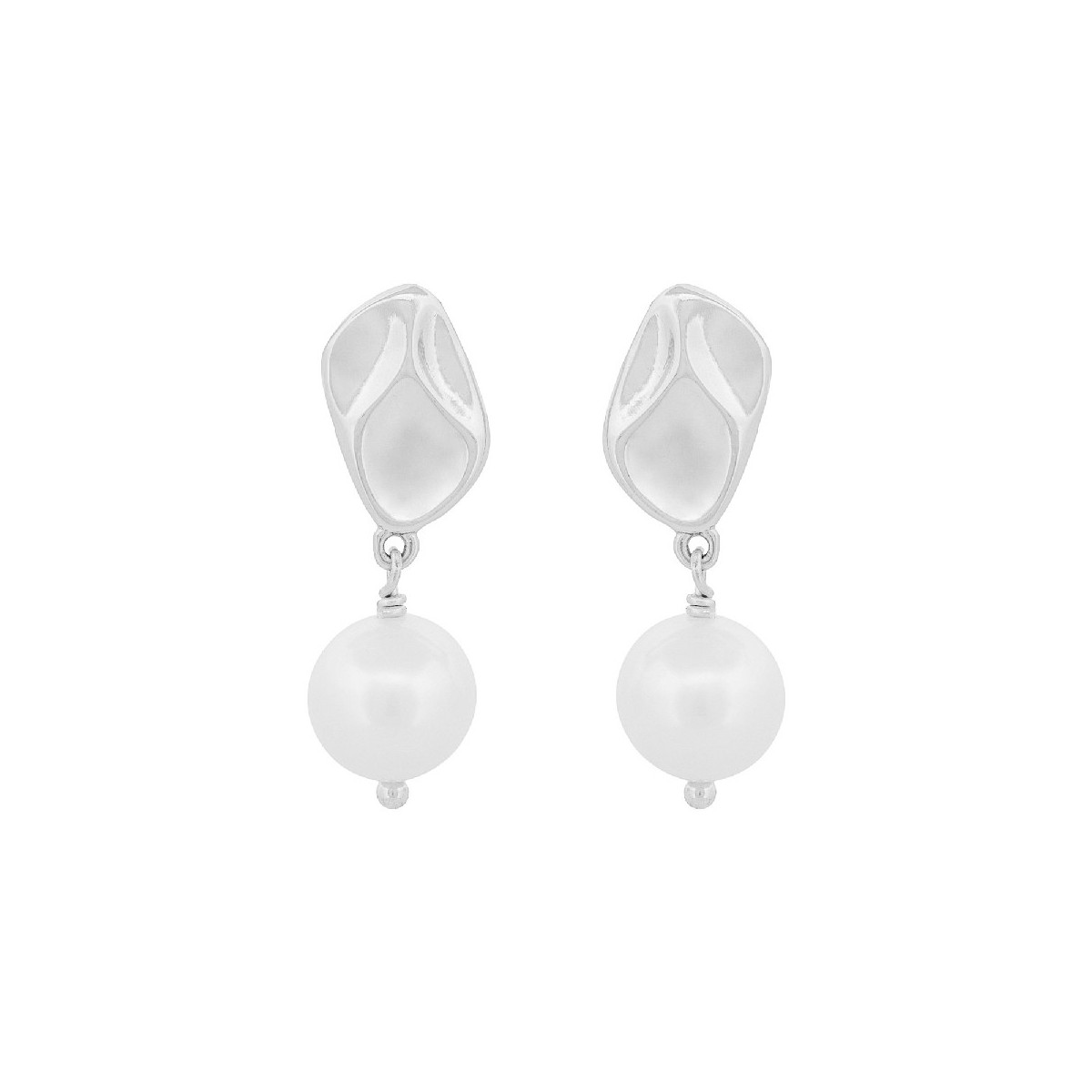 PE. PIEZA OVAL + PERLA NATURAL COLGANDO - PE6850R
