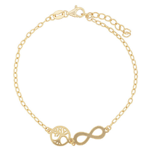 PULSERA INFINITO + ARBOL VIDA - PU4605CH