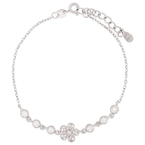 PUL. FLOR CZ CENTRO + CHATONES LADOS - PU5883R