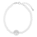 PULSERA PERLA ARBOL VIDA CENTRO CZ - PU5887R