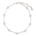 PULSERA BARRAS + FLORES CZ - PU5890R