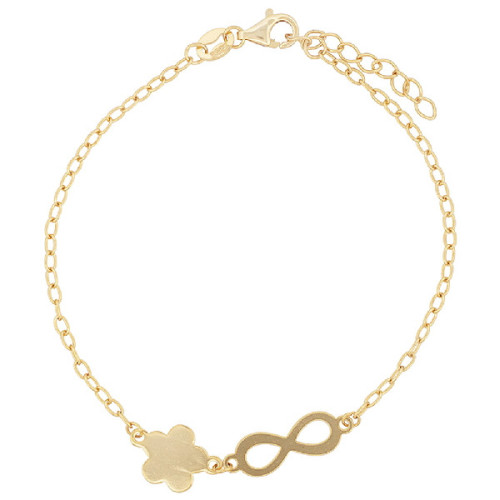 PULSERA FLOR + INFINITO - PU5894CH