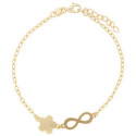 PULSERA FLOR + INFINITO - PU5894CH