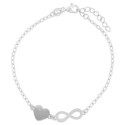 PULSERA CORAZON + INFINITO - PU5895R
