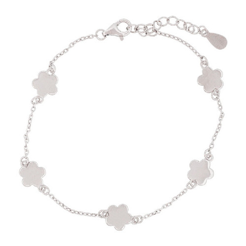 PULSERA 5 FLORES LISAS - PU5897R