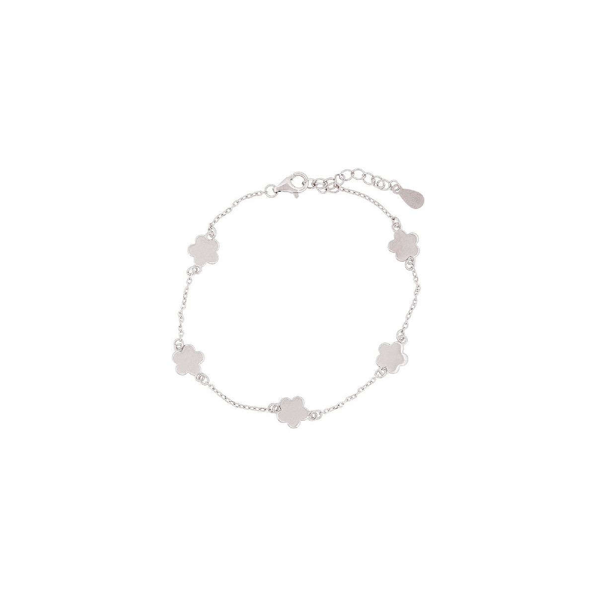 PULSERA 5 FLORES LISAS - PU5897R