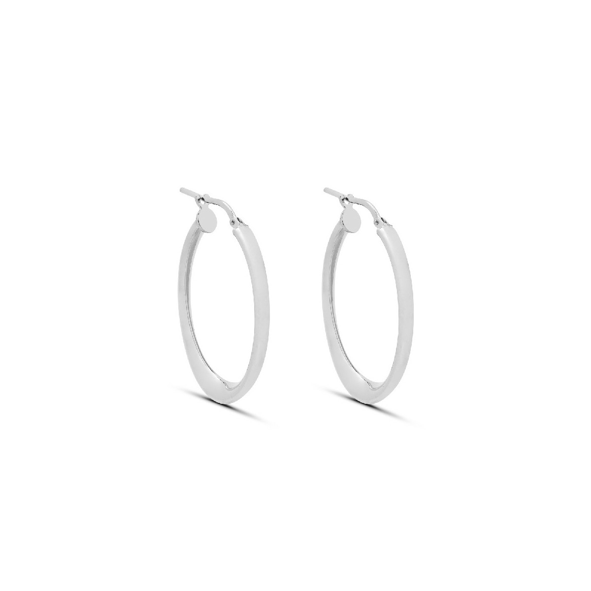 PENDIENTE ARO OVAL MEDIO GIRO - PE6088R