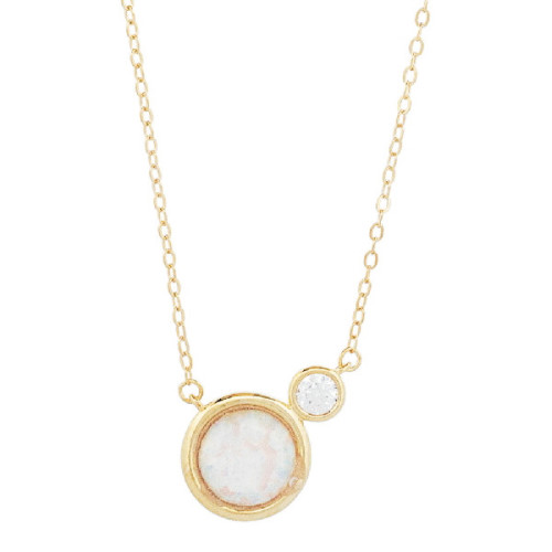 GARG. CIRCULO PIEDRA + CZ - GA1926CH/04