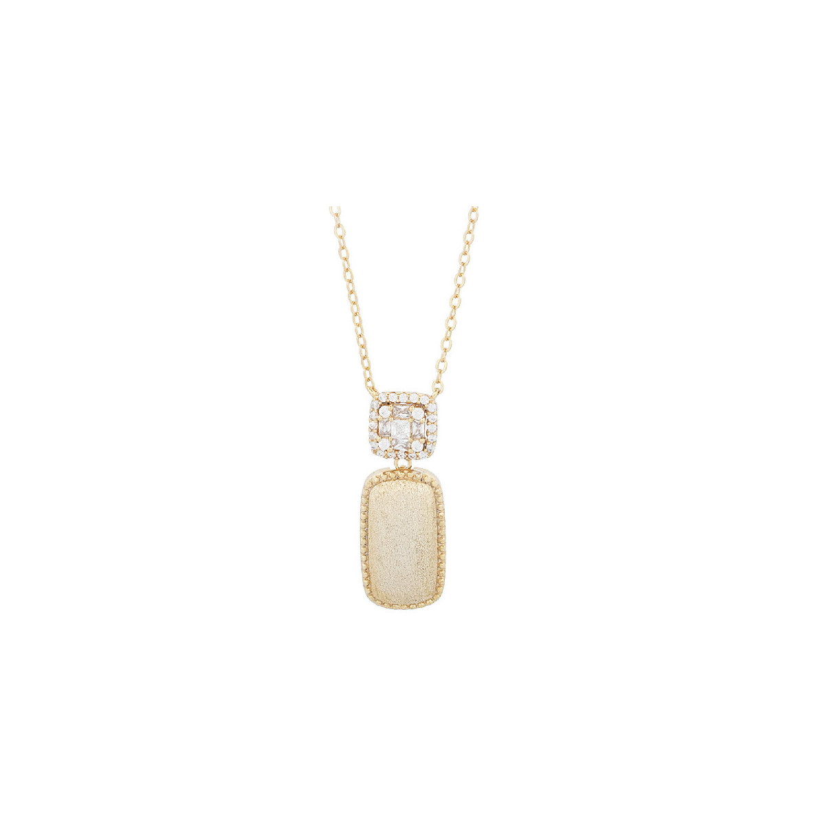GARG. RECTANGULAR LIJA + CZ CUADRADO - GA1928CH GARG. RECTANGULAR LIJA + CZ CUADRADO - GA1928CH