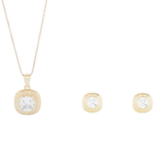 JUEGO CUADRADO RAYAS CZ CENTRO - JU3152CH