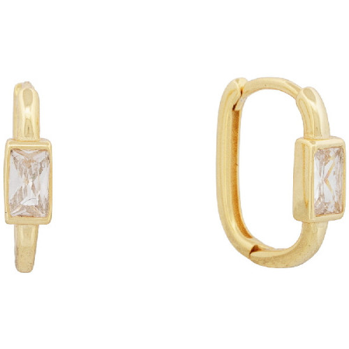 PENDIENTE ARO RECTANGULAR CON CZ RECTANG - PE6777CH/04