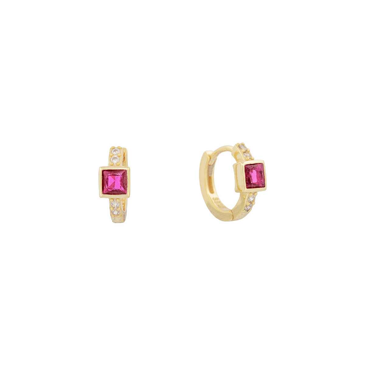 P. ARO REDONDO CZ CUADRADA +CZ ALREDEDOR - PE6778CH/13