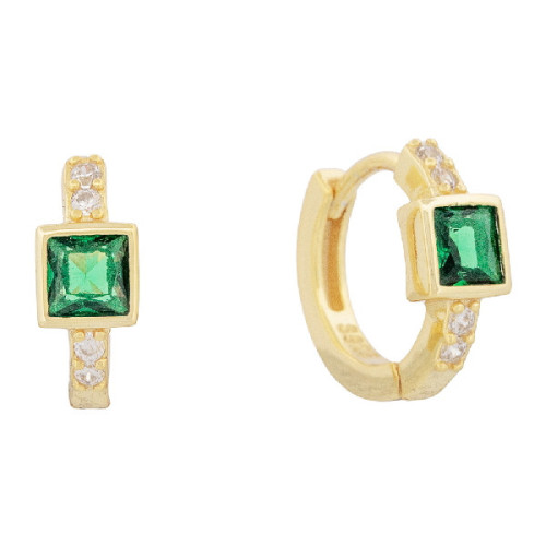 P. ARO REDONDO CZ CUADRADA +CZ ALREDEDOR - PE6778CH/16