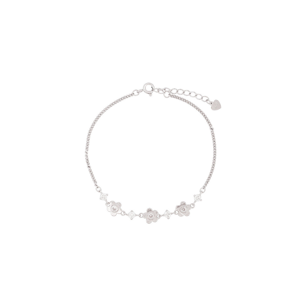 PULSERA 3 FLORES CZ - PU5901R