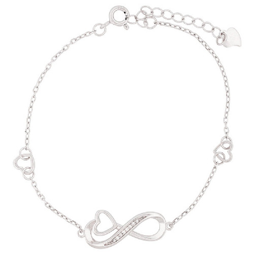 PULSERA INFINITO CON CORAZON - PU5908R