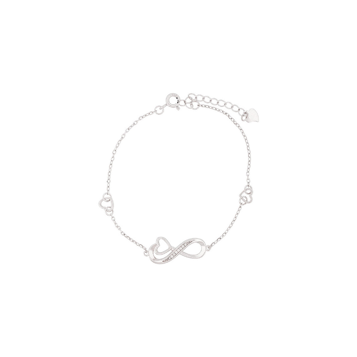 PULSERA INFINITO CON CORAZON - PU5908R