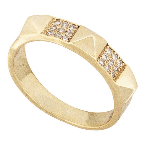 SORTIJA 3 PIRAMIDES CZ ENTRE ELLAS - SO1677CH