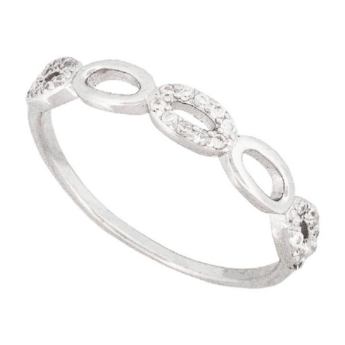 S. OVALES CALADOS LISOS Y CON CZ - SO1654R