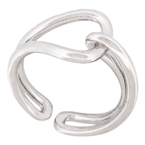 SORTIJA PLATA LISA CALADA - SO1658R