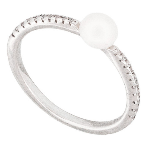 SORTIJA PERLA NATURAL + CZ - SO1673R