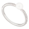 SORTIJA PERLA NATURAL + CZ - SO1673R