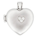 COLG. CORAZON LISO CENTRO CZ GUARDAPELO - CO3015R COLG. CORAZON LISO CENTRO CZ GUARDAPELO - CO3015R