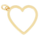 COLGANTE CORAZON SILUETA LISO - CO3016CH COLGANTE CORAZON SILUETA LISO - CO3016CH