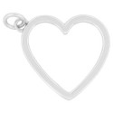 COLGANTE CORAZON SILUETA LISO - CO3016R COLGANTE CORAZON SILUETA LISO - CO3016R