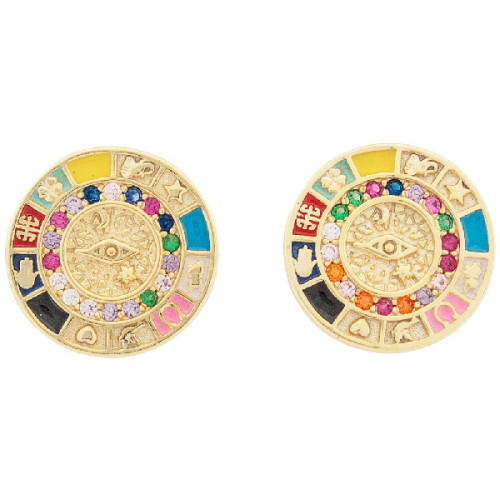 PE. OJO TURCO + SIMBOLOS SUERTE - PE6291CH/24