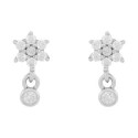 PENDIENTE FLOR CZ + CZ COLGANDO - PE6843R PENDIENTE FLOR CZ + CZ COLGANDO - PE6843R