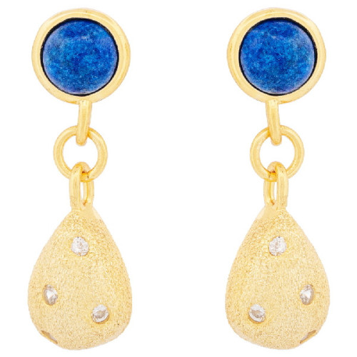 P. LAPIZLAZULI REDONDO + LAGRIMA LIJA CZ - PE6855CH/19