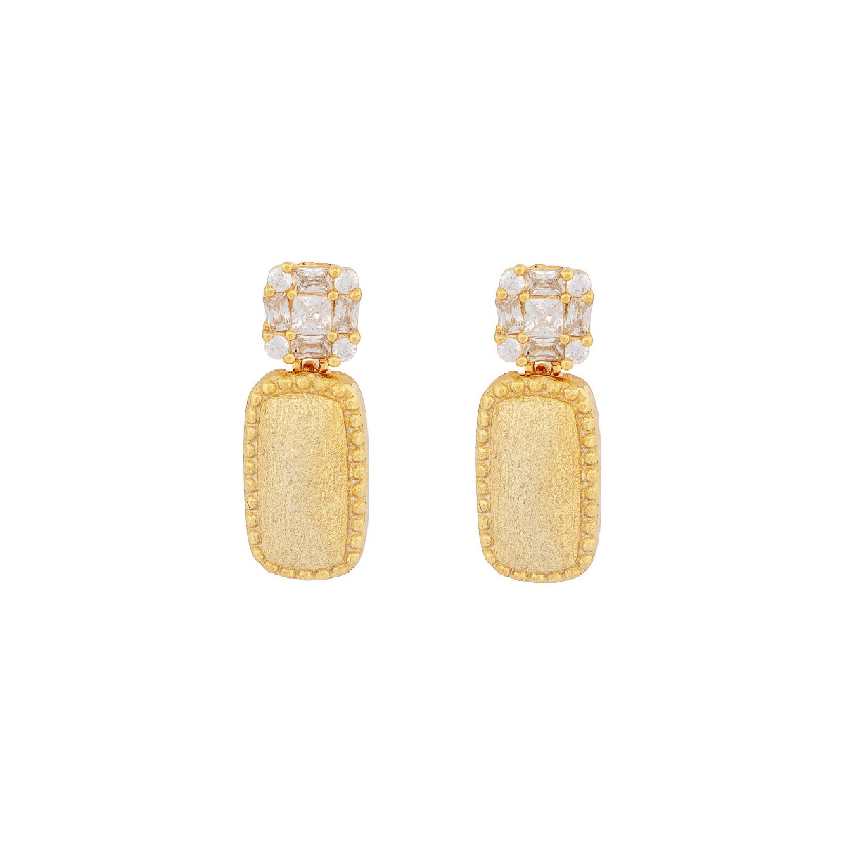 PEND. CUADRADO CZ + RECTANGULAR MATE - PE6856CH PEND. CUADRADO CZ + RECTANGULAR MATE - PE6856CH