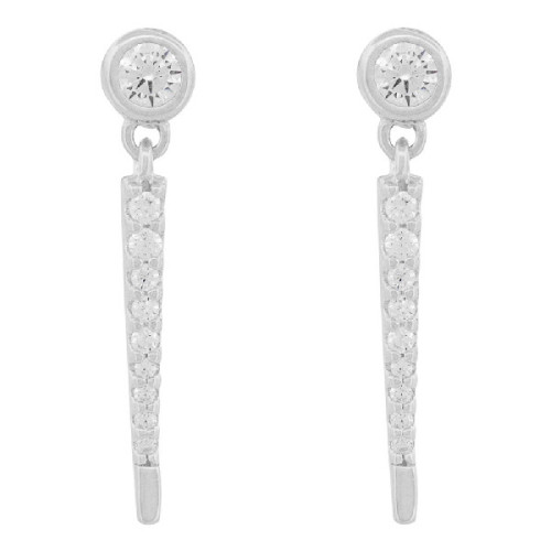 PEND. CZ REDONDA + BARRA DE CZ - PE6859R