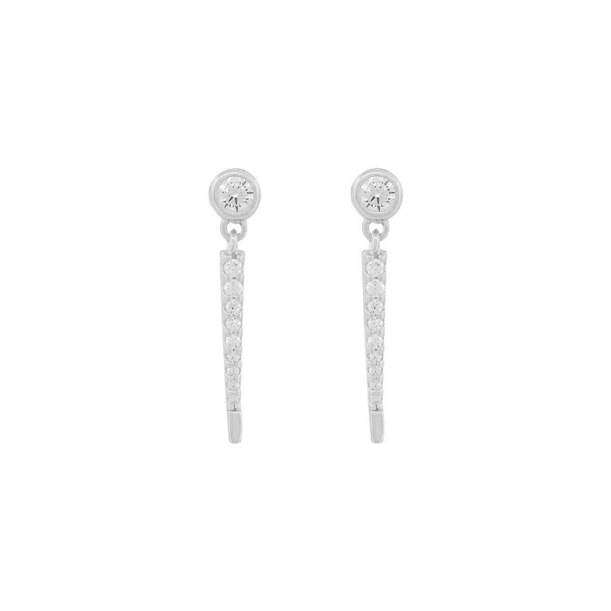 PEND. CZ REDONDA + BARRA DE CZ - PE6859R PEND. CZ REDONDA + BARRA DE CZ - PE6859R