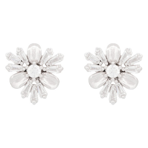 PENDIENTE FLOR PETALOS CZ - PE6863R