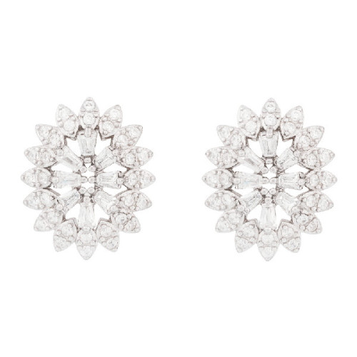 PENDIENTE FLOR OVAL - PE6864R