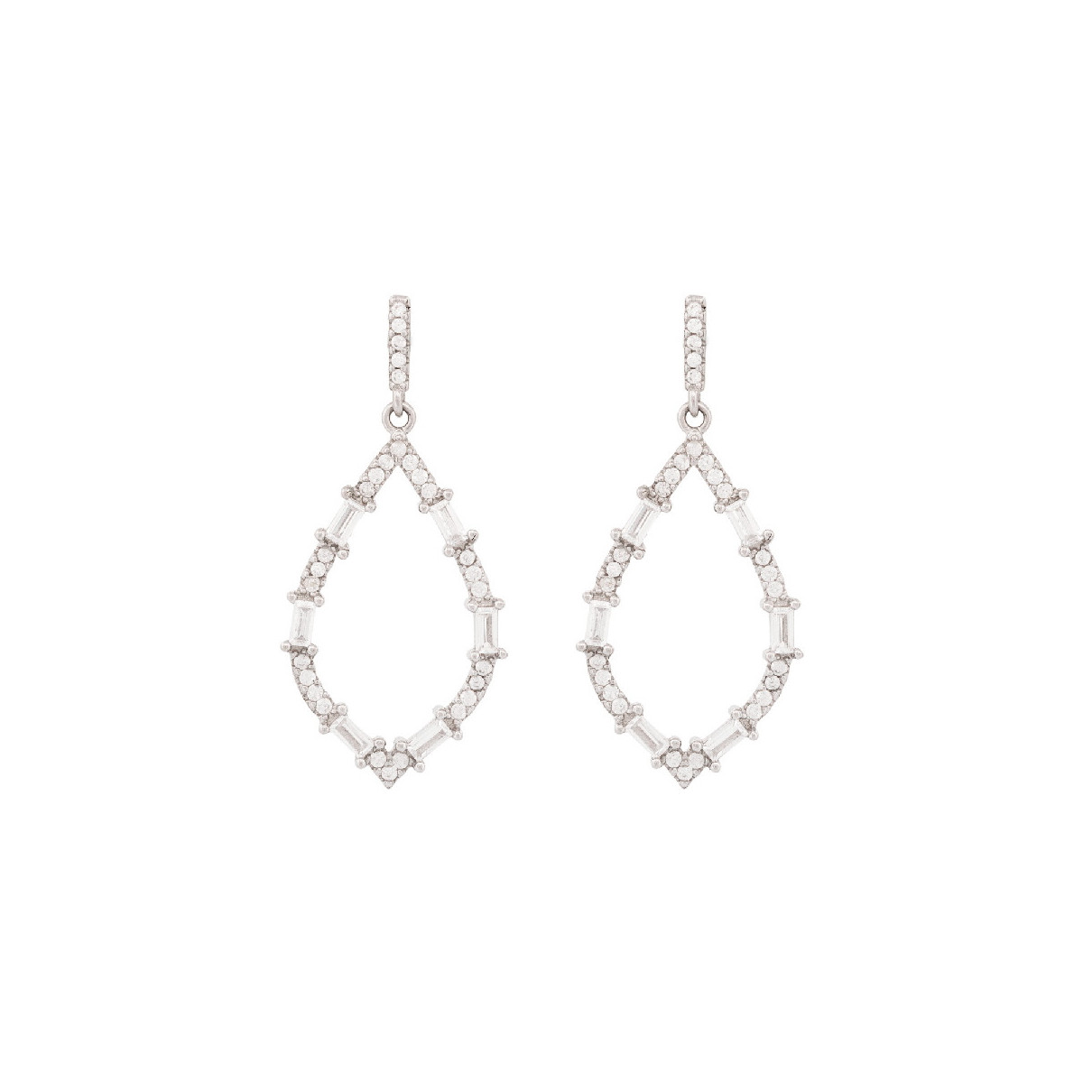 PEND. LARGO SILUETA LAGRIMA CZ - PE6895R/04 PEND. LARGO SILUETA LAGRIMA CZ - PE6895R/04