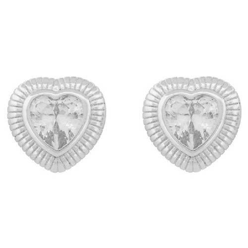 PEND. CORAZON BORDE LABRADO CENTRO CZ - PE6900R