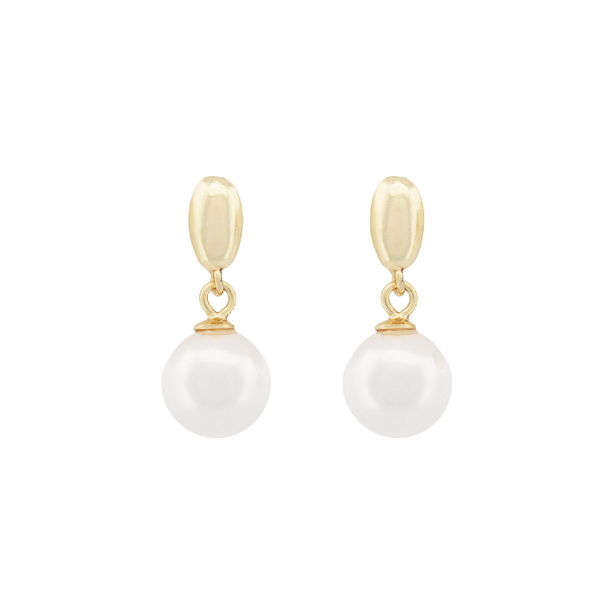 PEND. OVAL DE PLATA + PERLA - PE6901CH