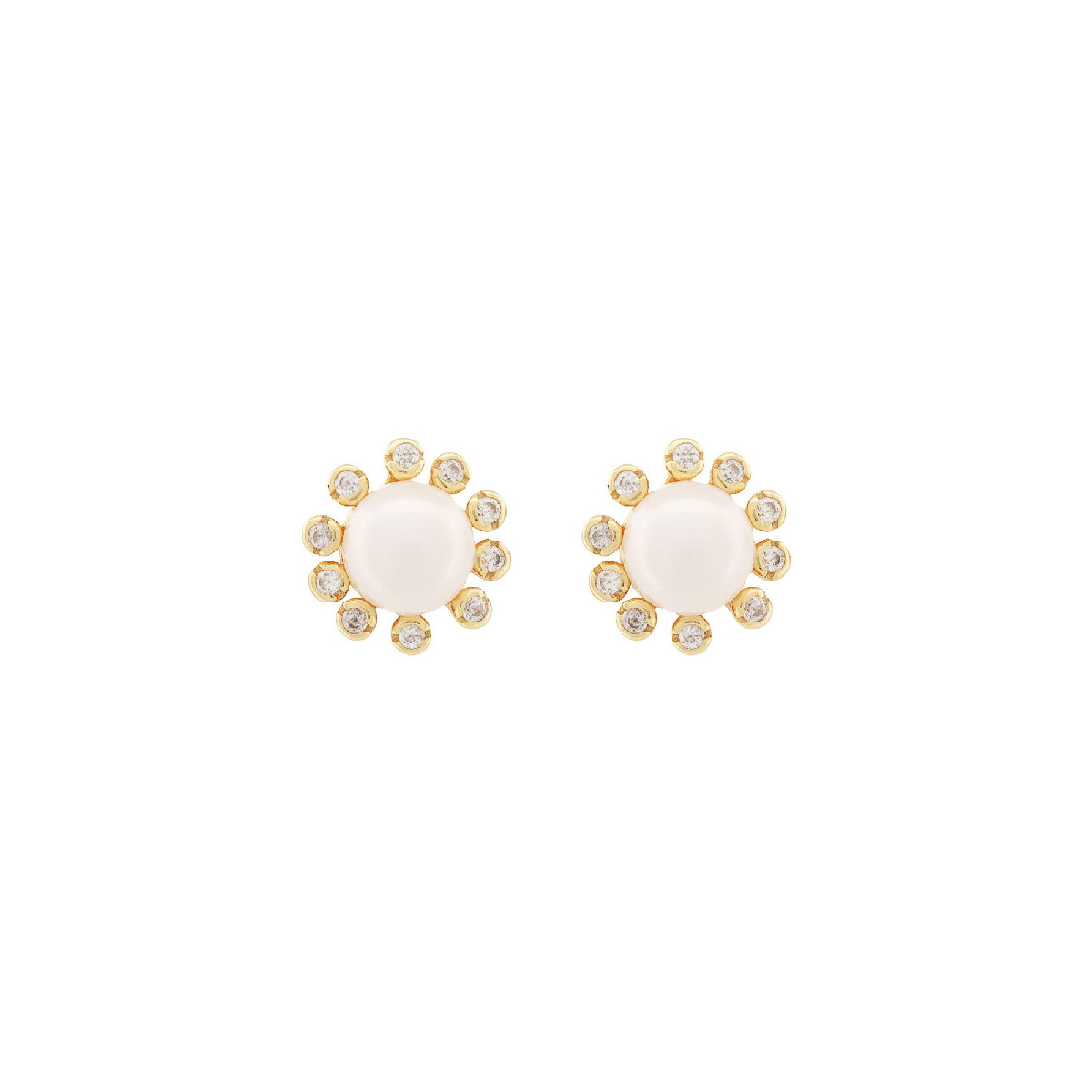 PEND. PERLA NATURAL BORDE CZ - PE6902CH