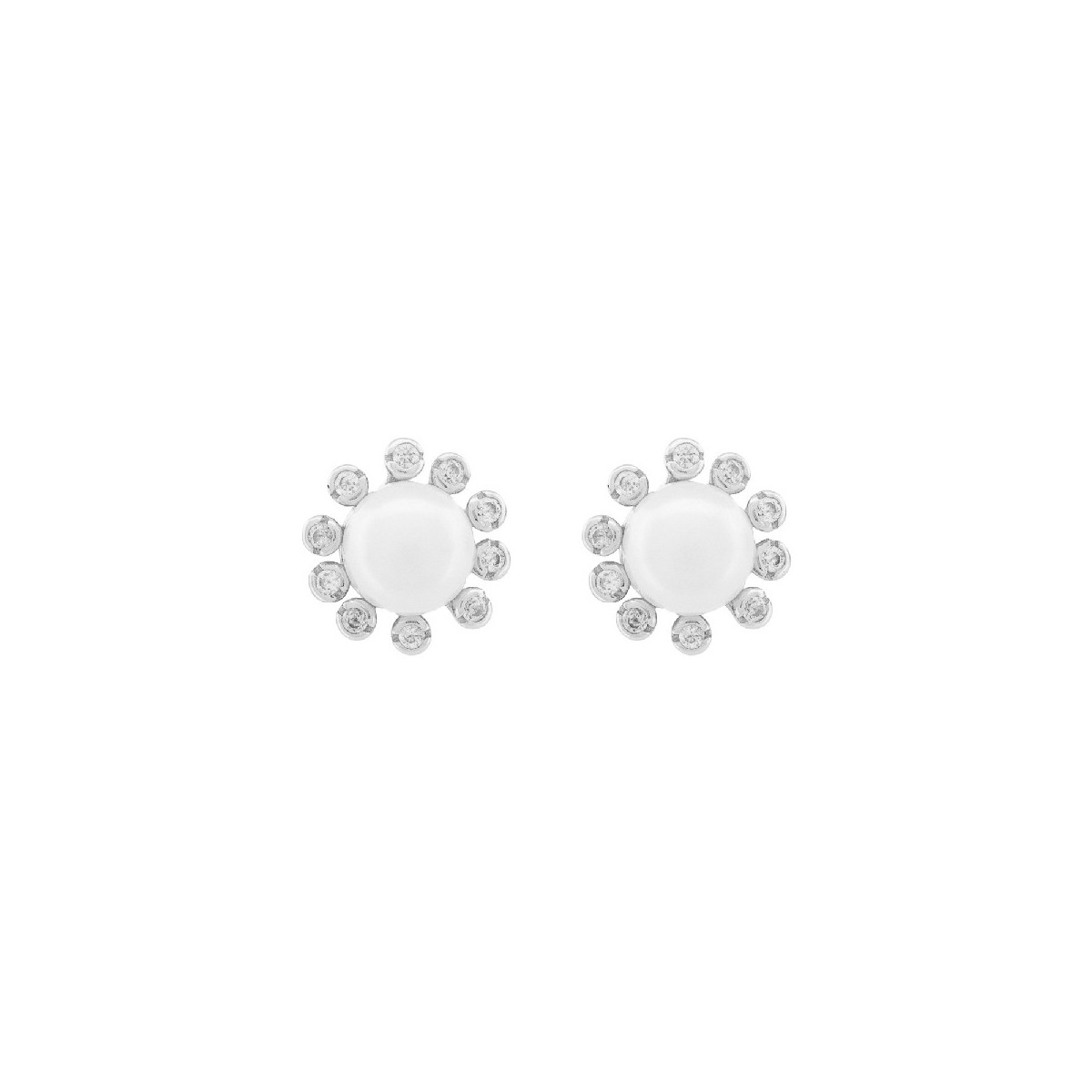 PEND. PERLA NATURAL BORDE CZ - PE6902R