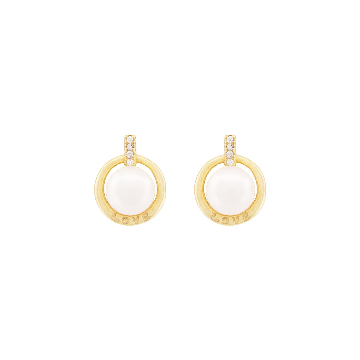 PEND. PERLA NATURAL BORDE CZ - PE6916CH