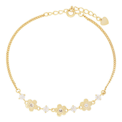 PULSERA 3 FLORES CZ - PU5901CH