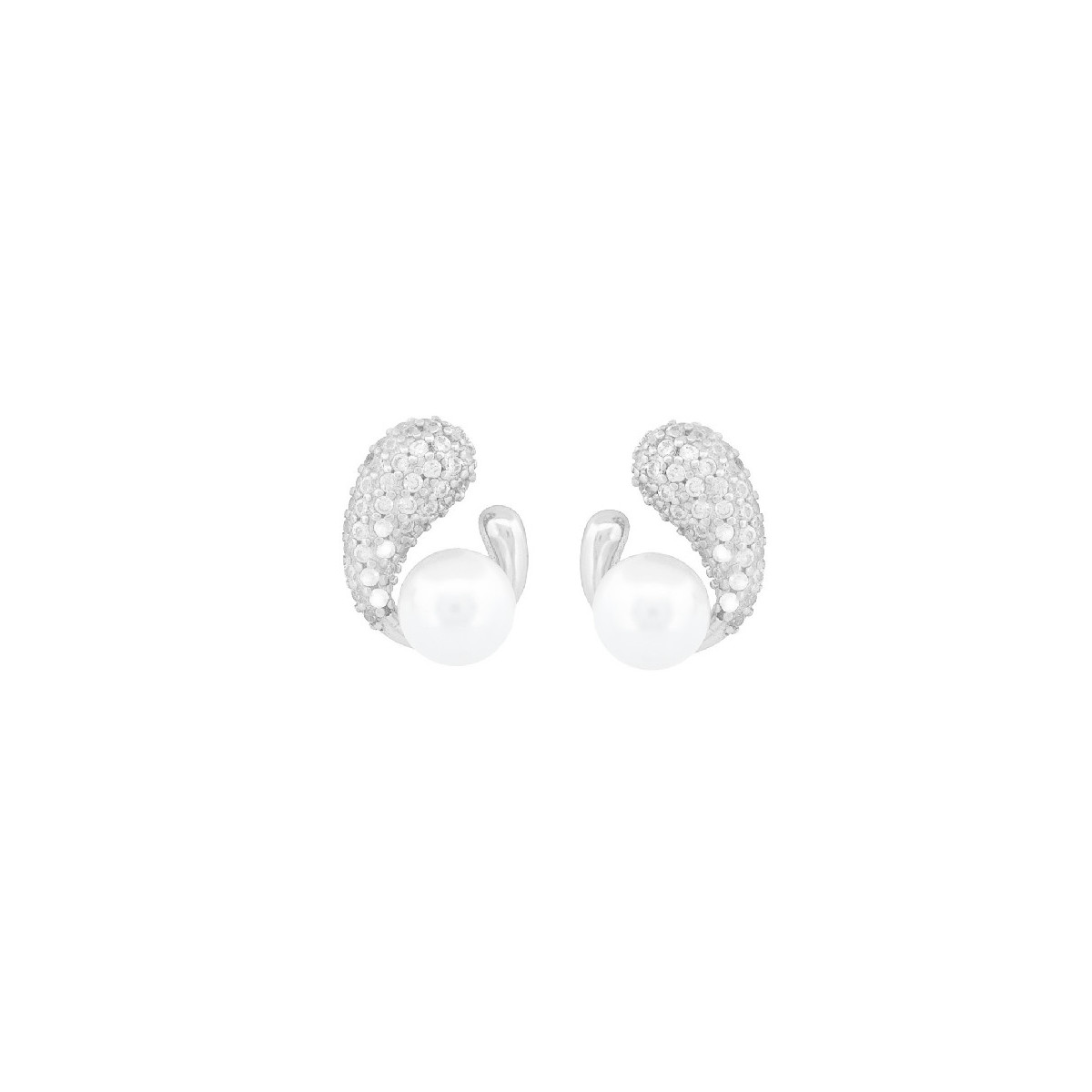 PEND. PERLA CON BORDE LISO Y CZ - PE6906R