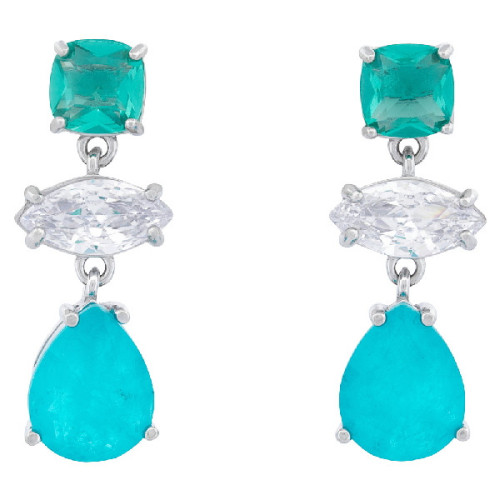 PEND. 3 CZ COLGANDO DE VARIOS TAMAÑOS - PE6939R/18