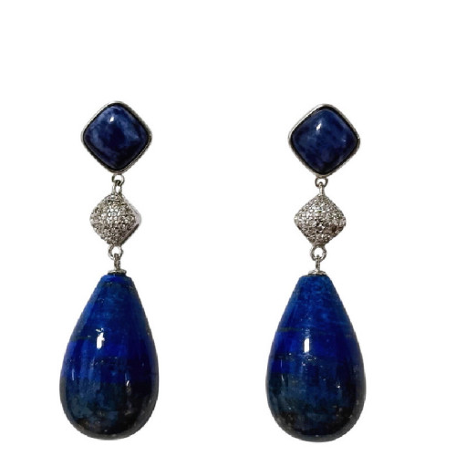 PE. SODALITA CZ LAPIZLAZULI - PE6947R/19