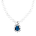 GARG. PERLAS 4 MM CON LAGRIMA CZ - GA1942R/03