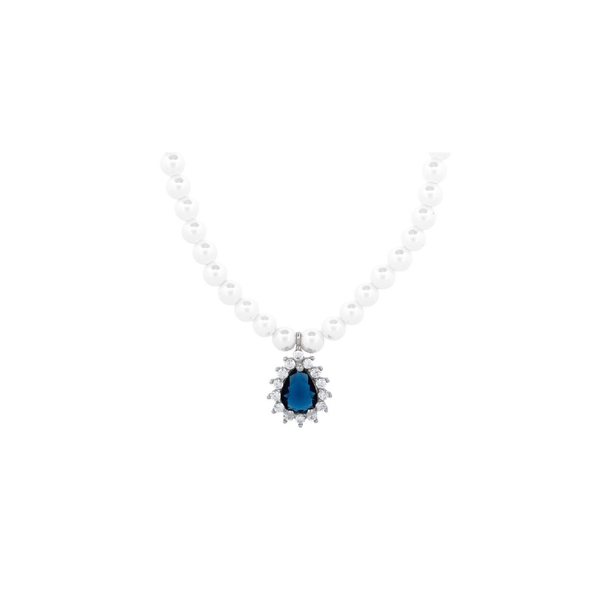 GARG. PERLAS 4 MM CON LAGRIMA CZ - GA1942R/03