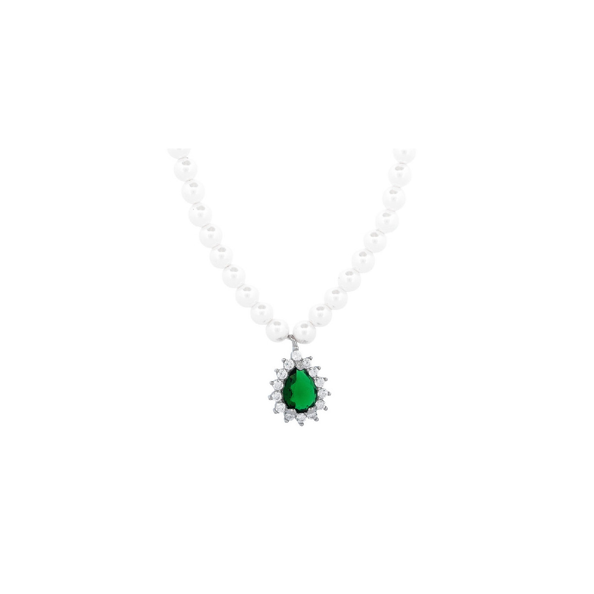GARG. PERLAS CON LAGRIMA CZ - GA1942R/16 GARG. PERLAS CON LAGRIMA CZ - GA1942R/16